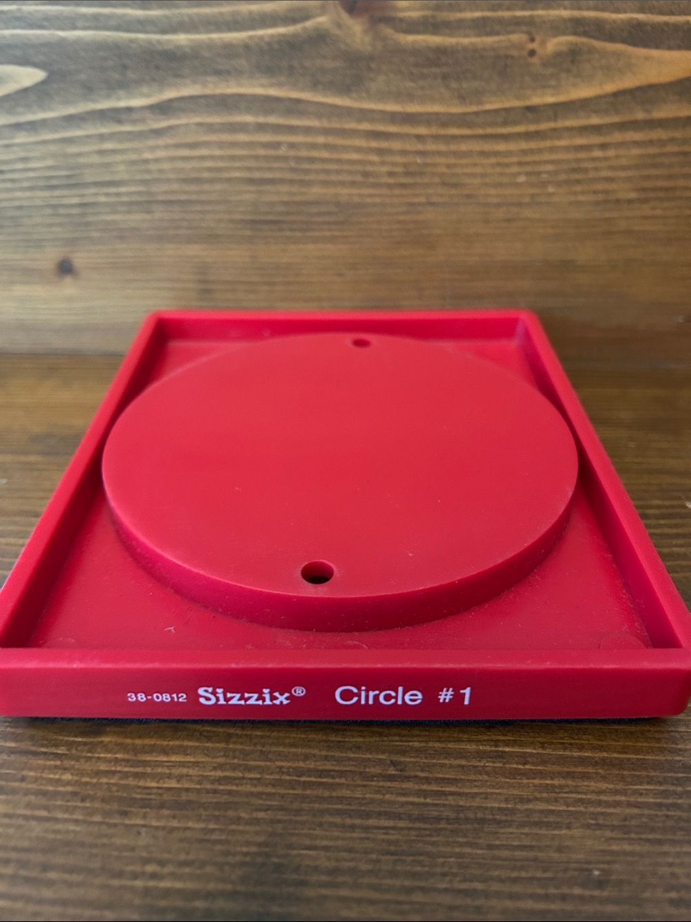 Sizzix Red Circle #1 Craft Cutting red original die cut